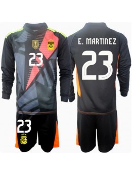 Argentina Emiliano Martinez #23 Målvakt Replika Hemmakläder Barn Copa America 2024 Långärmad (+ byxor)